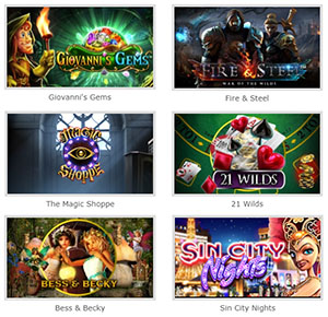 New slot games at BetOnline