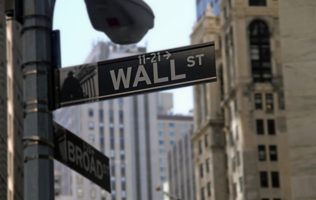 Wall Street street sign