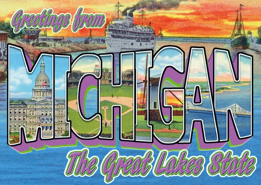 Michigan postcard