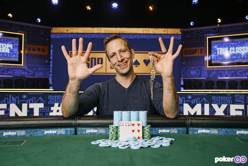 Benny Glaser 2025 WSOP 3rd Bracelet