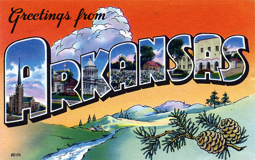 Arkansas Voters Approve Casino Gambling 1 arkansas postcard