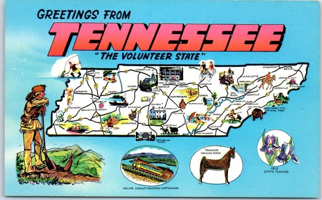 tennessee postcard