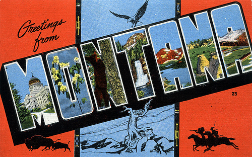 montana postcard