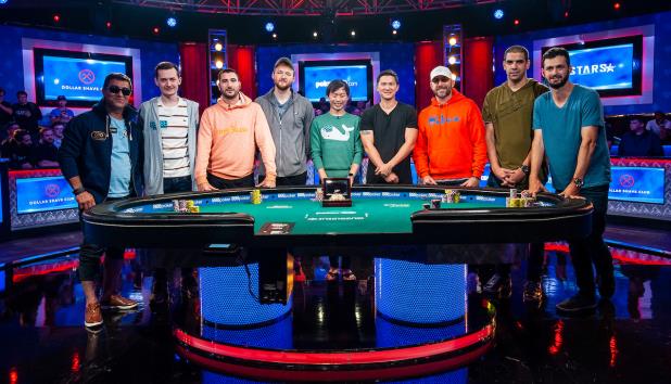 Hossein Ensan In Dominant Lead at Final Table of 2019 WSOP Championship Event 1 2019WSOPFinalTable