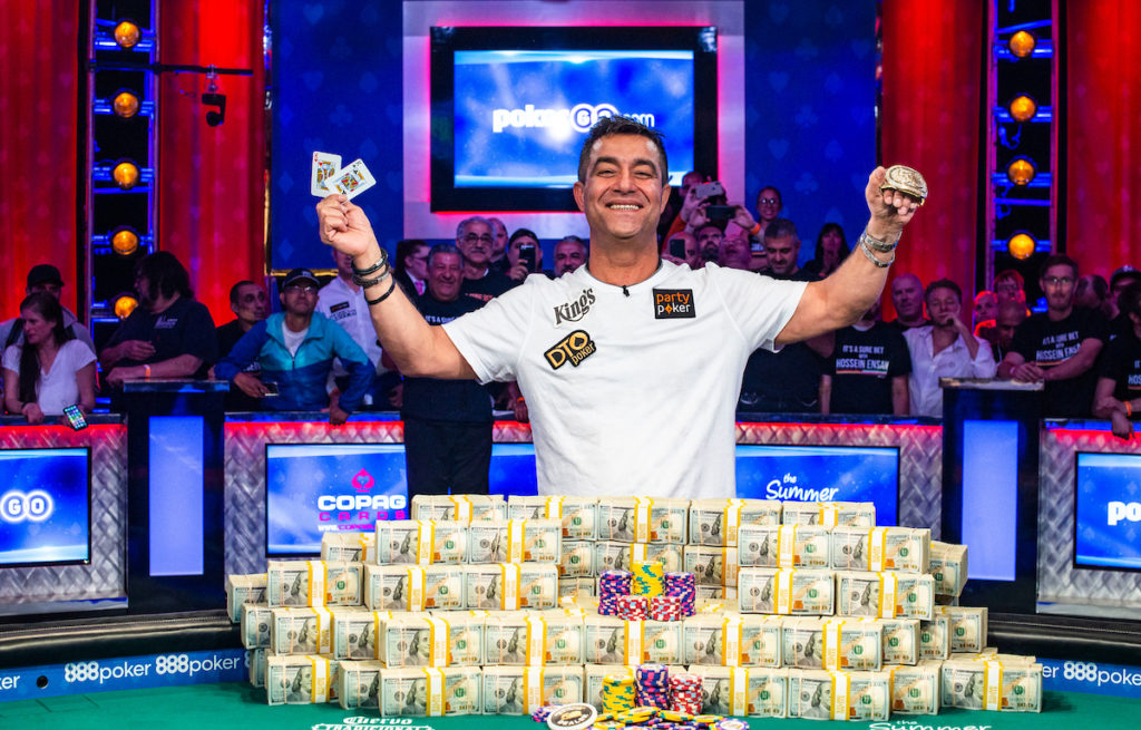Hossein Ensan Wins 2019 WSOP Main Event 1 hossein ensan 2019 wsop main event champ