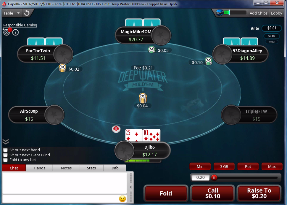 PokerStars Introduces Deep Water and Tempest Cash Games 1 Deep Water Holdem