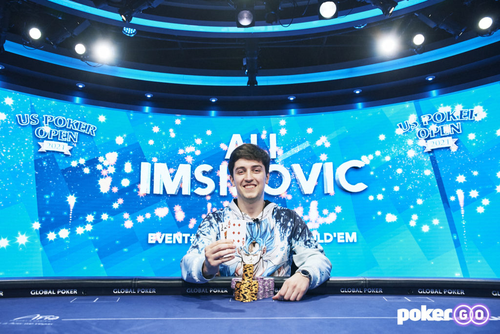 2021 U. S. Poker Open: Ali Imsirovic Wins Event #9, Seizes Overall Championship Lead 1 AliImsirovicUSPO