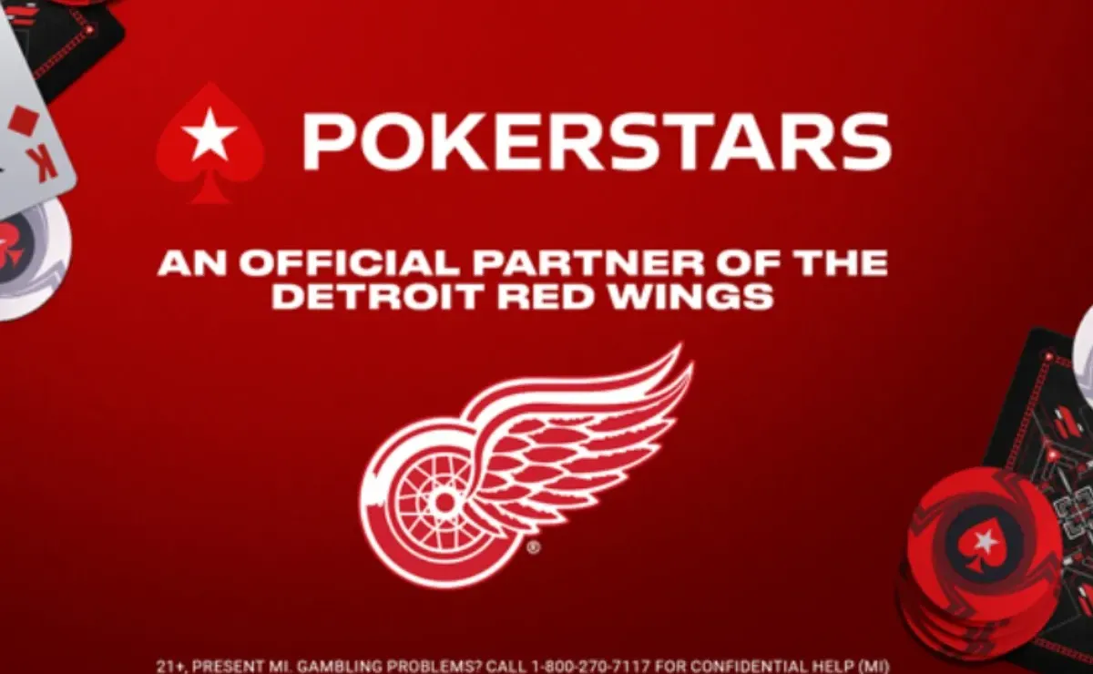 PokerStars, Detroit Red Wings Sign Sponsorship Deal 1 PokerStarsRedWings
