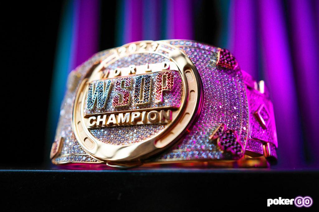 2023 World Series of Poker Main Event on the Edge of the Money Bubble 1 2023 WSOP Main Event bracelet