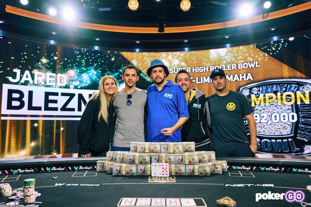 Jared Bleznick Opens PGT PLO Series with Championship in PLO Super High Roller Bowl 1 JaredBleznickPLSSHRBChamp