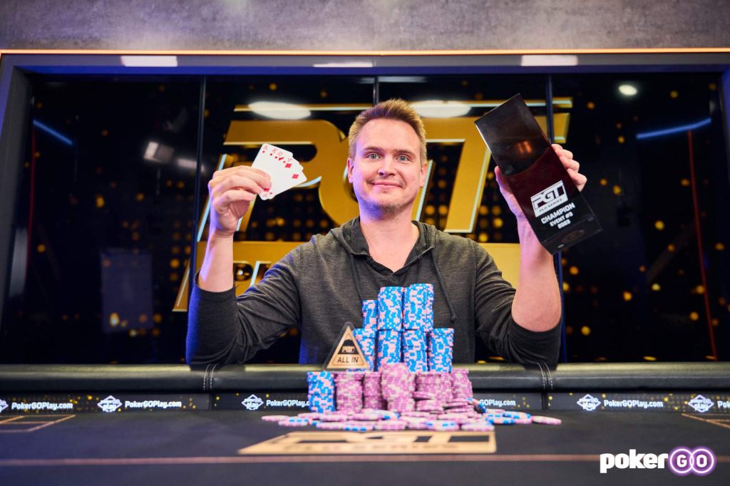 Eelis Parssinen Dominates, Stephen Hubbard Flushes to Capture Events at PGT PLO Series II 1 StephenHubbardPGT