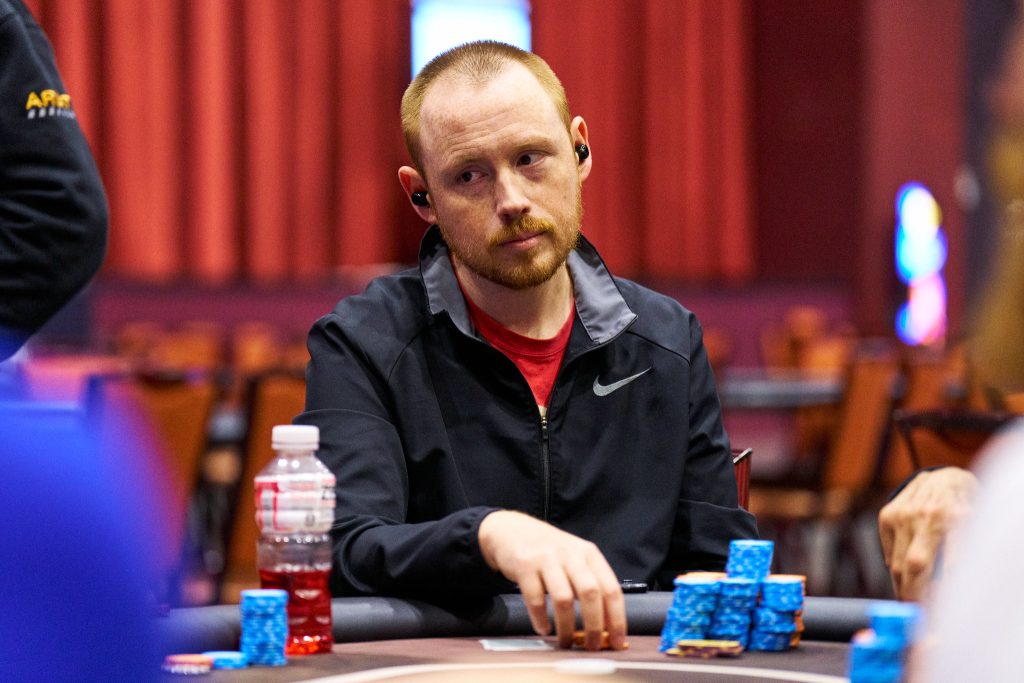 Money Bubble Pops on Day Two at WPT Choctaw, James Mackey Tops Leaderboard 1 JamesMackeyWPT