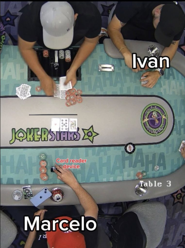 Cheaters Caught Using RFID Deck at Houston Poker Room 1 Cheaters at table