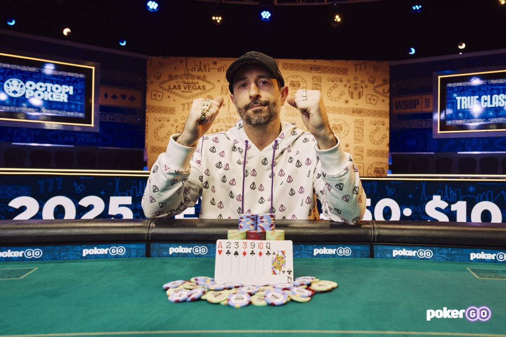 Brian Rast Wins $10,000 Razz Championship for Seventh Career WSOP Bracelet 1 WSOP 2025 Event 50 Winner Brian Rast WSOP 2025 EnriqueM EM205329 WR