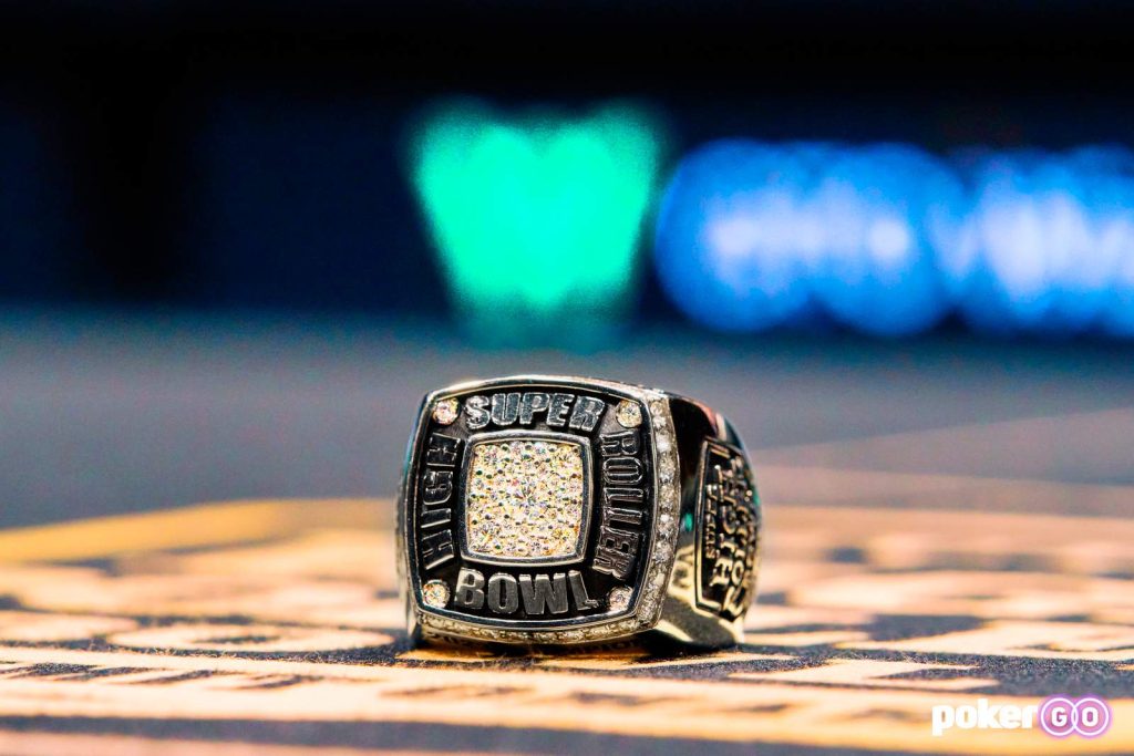 Five Players Remain in Super High Roller Bowl $100,000 Omaha Extravaganza 1 SHRBRing
