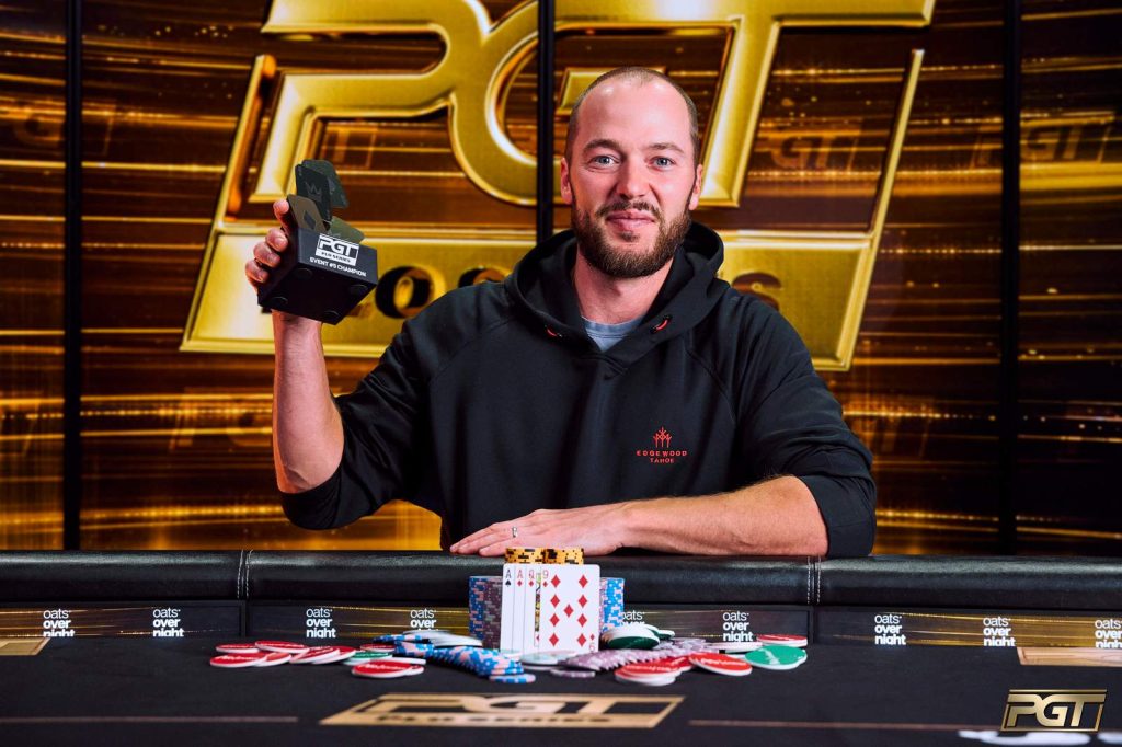 Third Time’s a Charm: Sean Winter Takes Event #5, Overall Lead at 2025 PGT PLO Series II 1 SeanWinterPLO