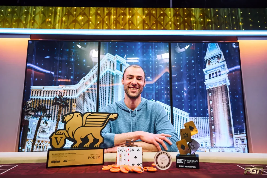 Jeremy Druckman Takes Main, Use of Rule Determines Overall Title at 2026 PGT PLO Series at Venetian 1 JeremyDruckmanPGT2026