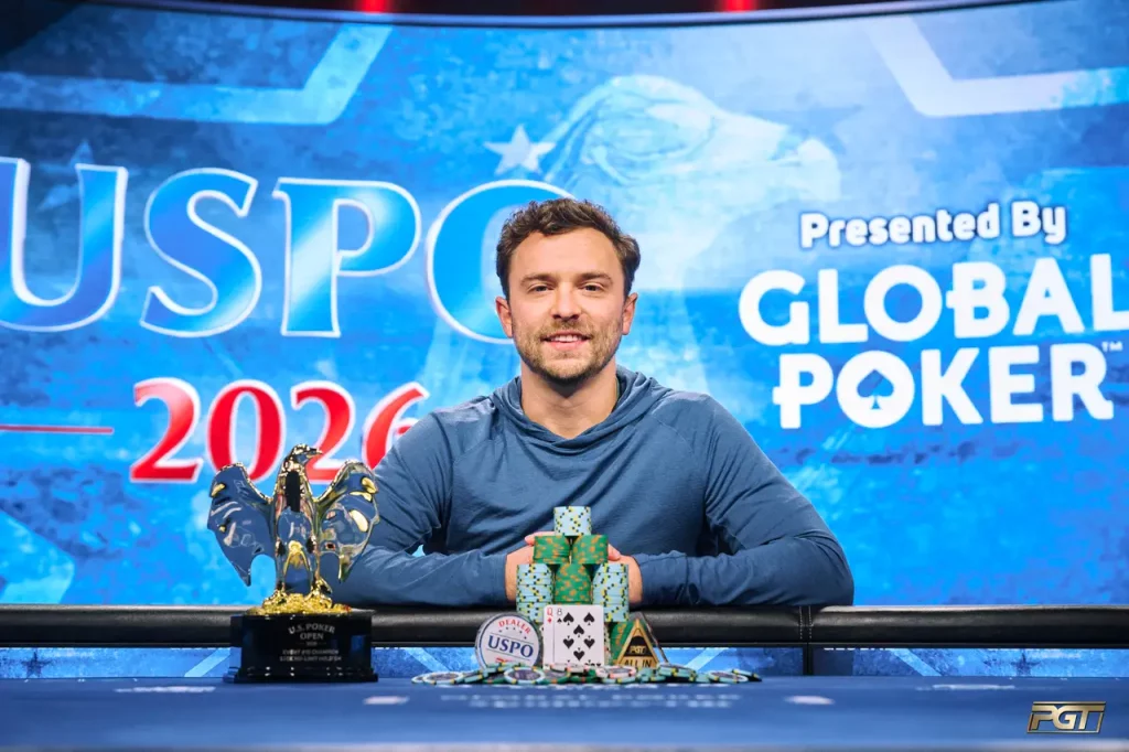 David Coleman Denies Kristen Foxen, Wins U.S. Poker Open Main Event 1 DavidColeman2026