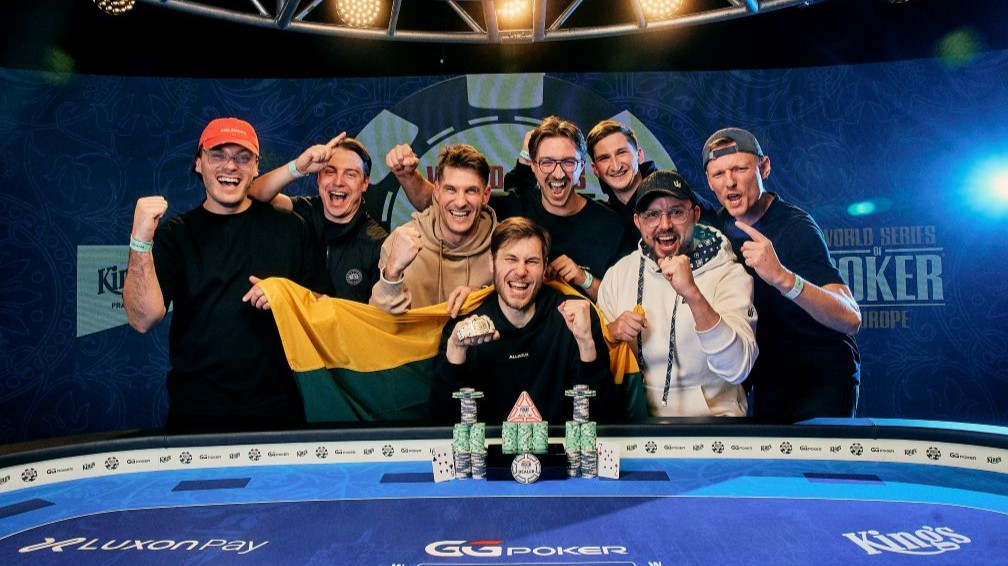 Lithuania’s Marius Kudzmanas Tops Japan’s Akihiro Konishi for 2026 WSOP-E Main Event Championship 1 MariusKudzmanasWSOPE2026