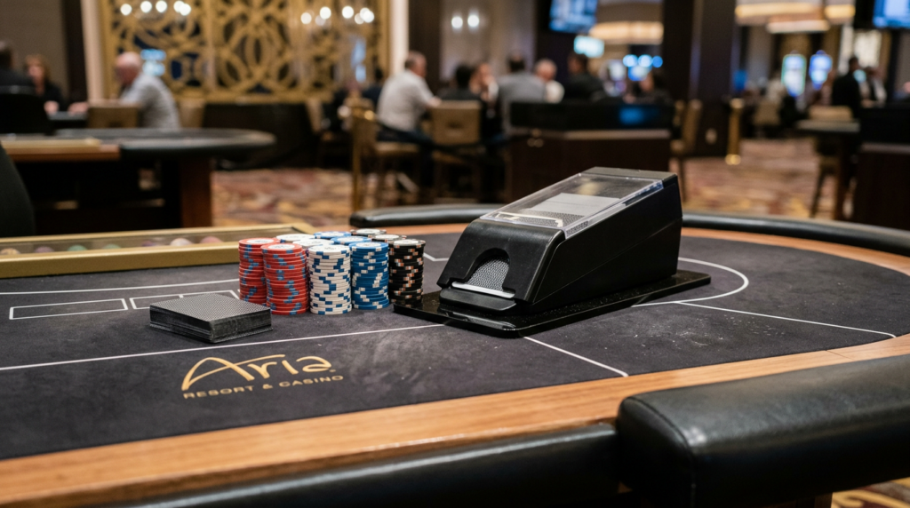 Venetian Becomes First Las Vegas Strip Poker Room to Adopt Slide Dealing 1 venetian becomes first las vegas strip